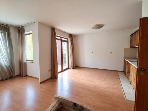 SPACIOUS TWO-ROOM APARTMENT WITH A FIREPLACE AND A LARGE TERRACE IN BANSKO